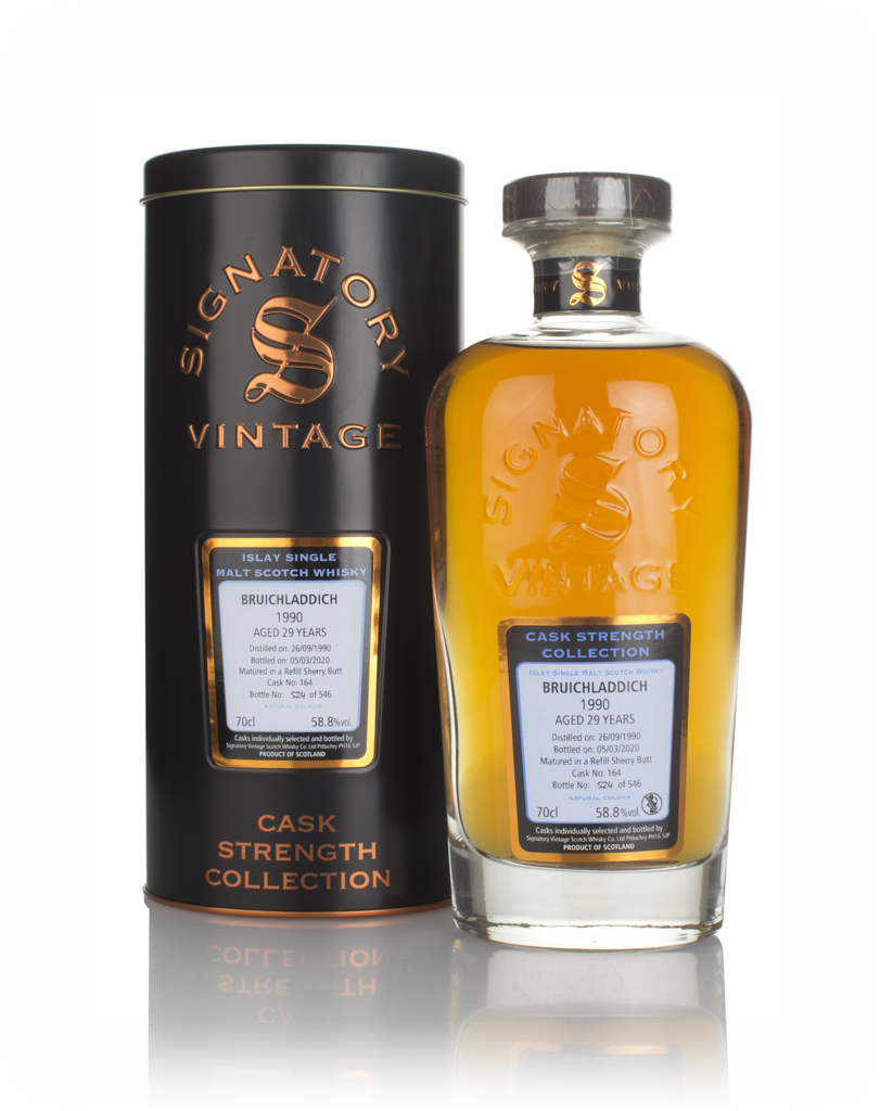 Bruichladdich 29 Year Old 1990 (cask 164) - Cask Strength Collection (Signatory) 70cl product image