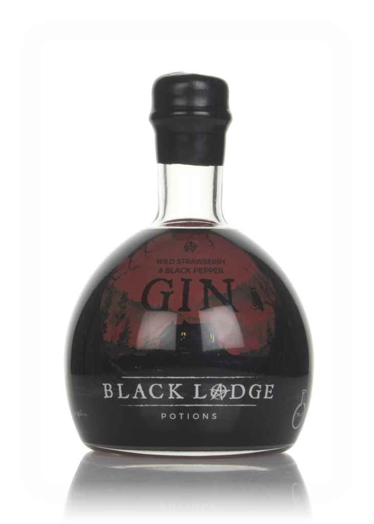 Black Lodge Wild Strawberry & Black Pepper Gin 70cl product image