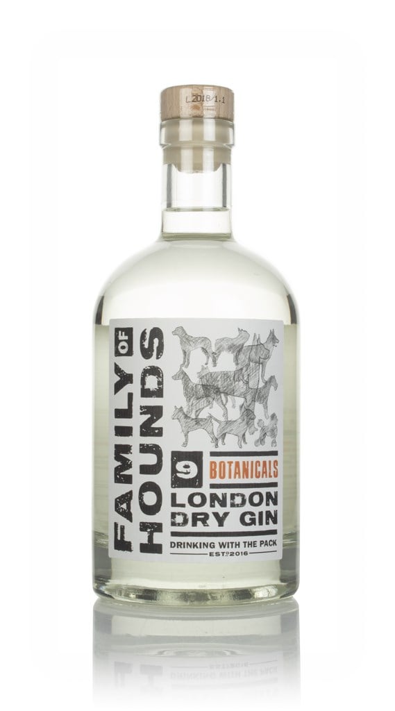 Family of Hounds 9 Botanicals London Dry Gin 70cl product image