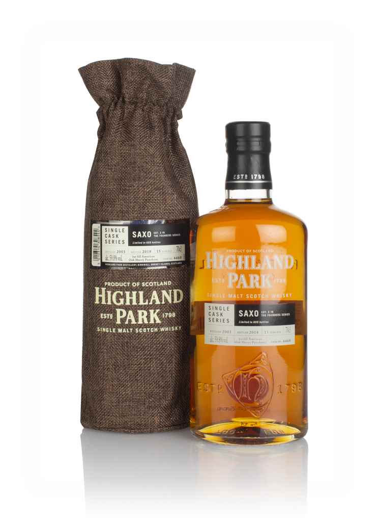 Highland Park 15 Year Old 2003 (cask 4460) - Saxo (The Founders Series) 70cl product image