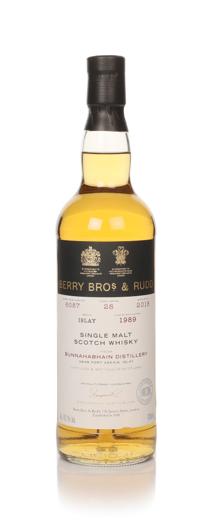Bunnahabhain 28 Year Old 1989 (cask 6087) - Berry Bros. & Rudd 70cl product image