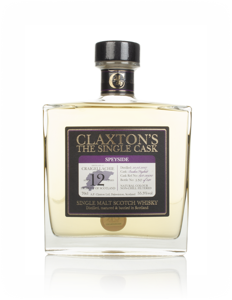 Craigellachie 12 Year Old 2007 - Claxton's 70cl product image