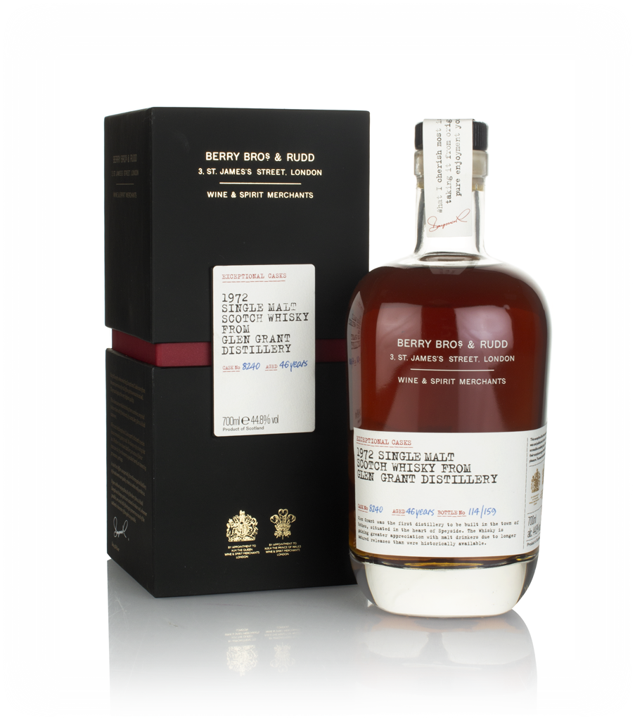 Glen Grant 46 Year Old 1972 (cask 8240) - Exceptional Casks (Berry Bros. & Rudd) 70cl product image