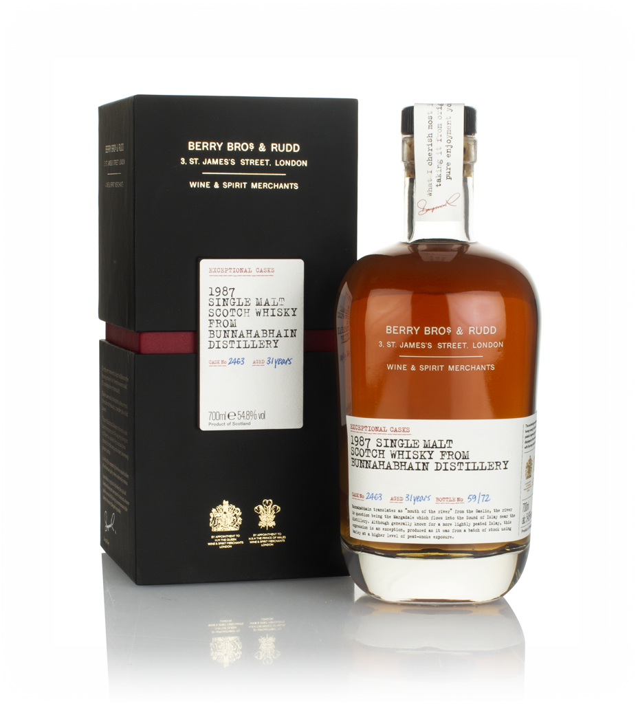 Bunnahabhain 31 Year Old 1987 (cask 2463) - Exceptional Casks (Berry Bros. & Rudd) 70cl product image