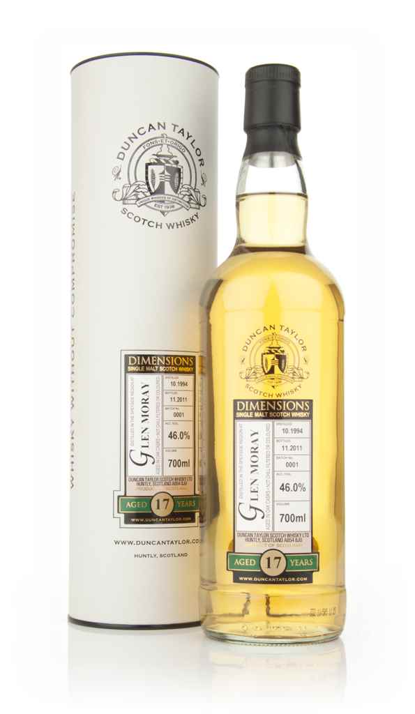 Glen Moray 17 Year Old 1994 - Dimensions (Duncan Taylor) 70cl product image