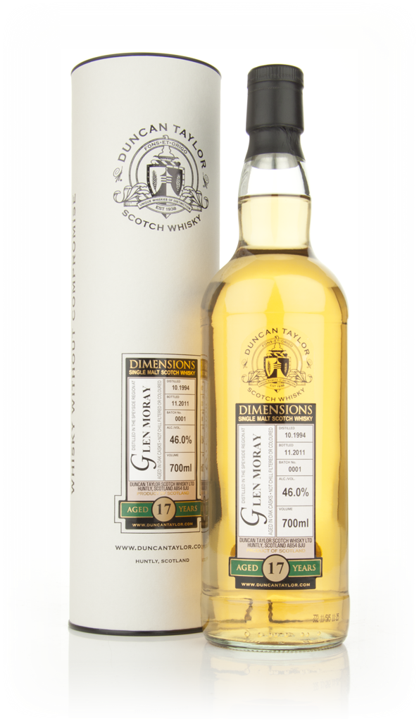 Glen Moray 17 Year Old 1994 - Dimensions (Duncan Taylor) 70cl product image