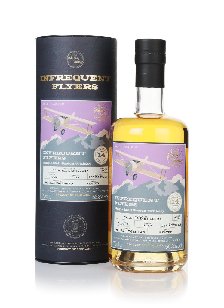 Caol Ila 14 Year Old  2007 (cask 307363) - Infrequent Flyers (Alistair Walker) 70cl product image