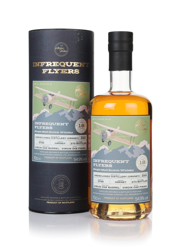 Undisclosed Orkney Distillery 18 Year Old  2003 (cask 5749) - Infrequent Flyers (Alistair Walker) 70cl product image