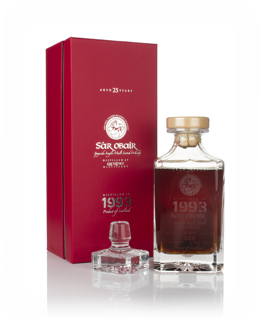 Glenlivet 25 Year Old 1993 - Sar Obair Decanter (Kingsbury) 70cl product image