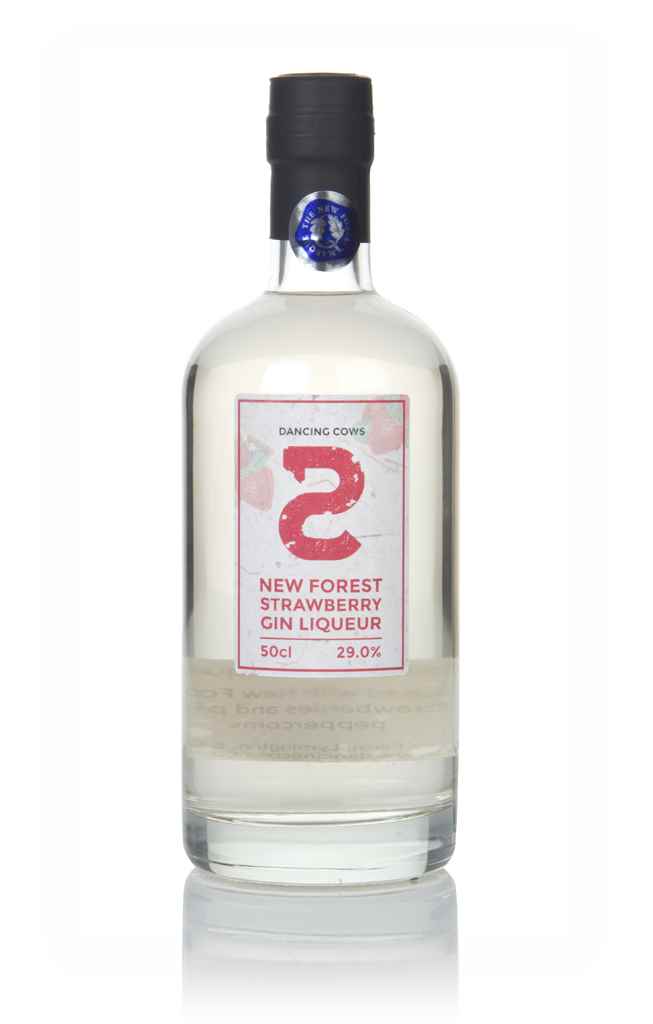 Dancing Cows New Forest Strawberry Gin Liqueur 50cl product image
