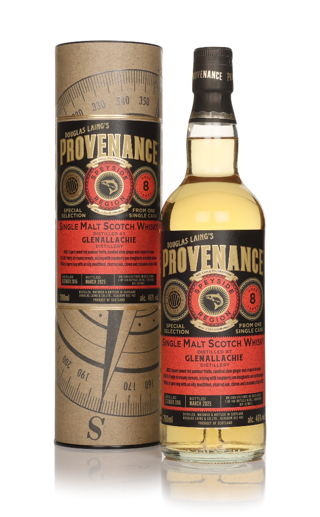 Glenallachie 8 Year Old 2016 (cask 19843) - Provenance (Douglas Laing) 70cl product image