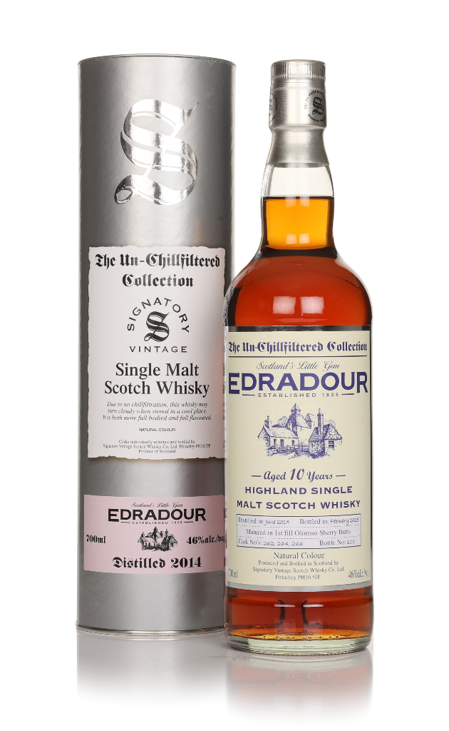 Edradour 10 Year Old 2014 (casks 262, 264 & 266) - Un-Chillfiltered Collection (Signatory) 70cl product image