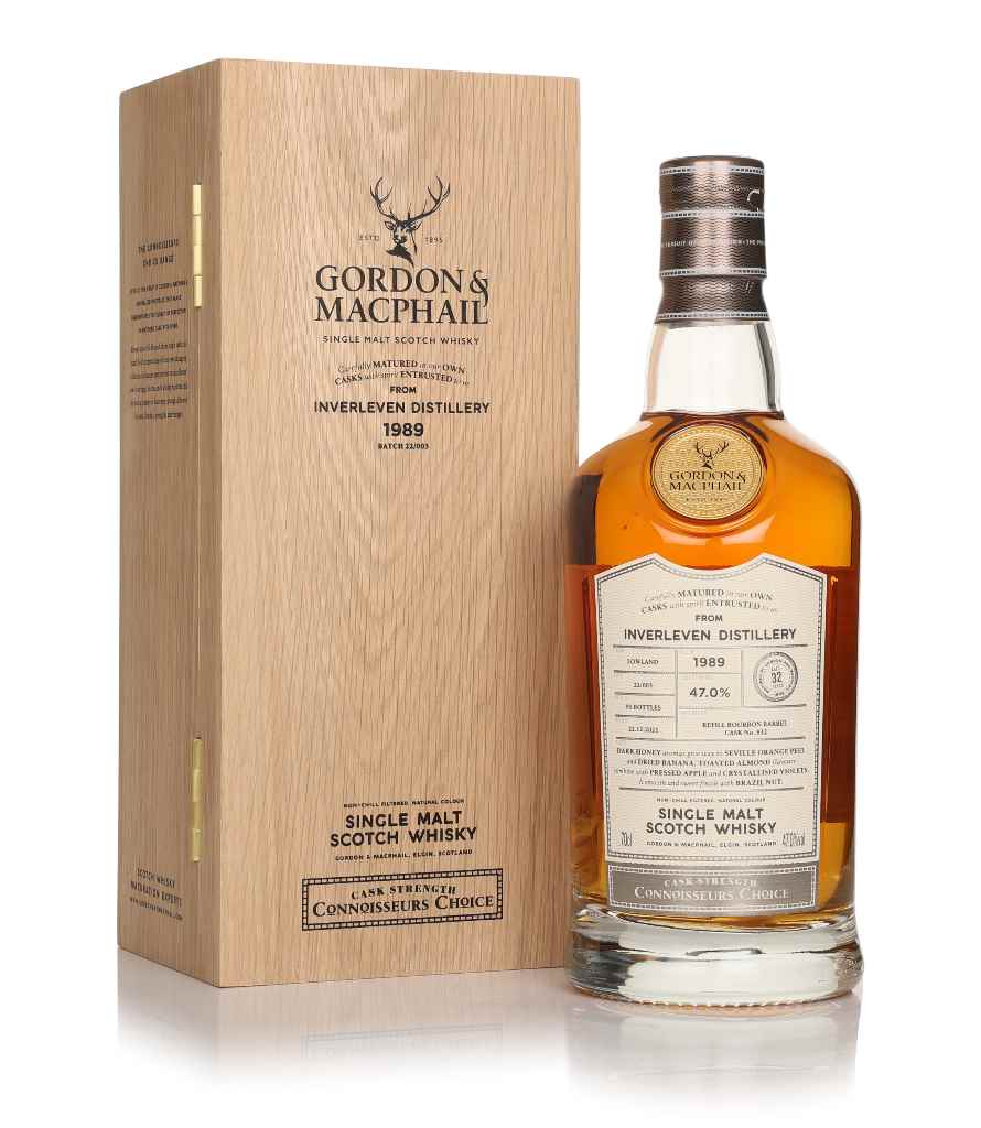 Inverleven 32 Year Old 1989 (cask 832) - Connoisseurs Choice (Gordon & MacPhail) 70cl product image