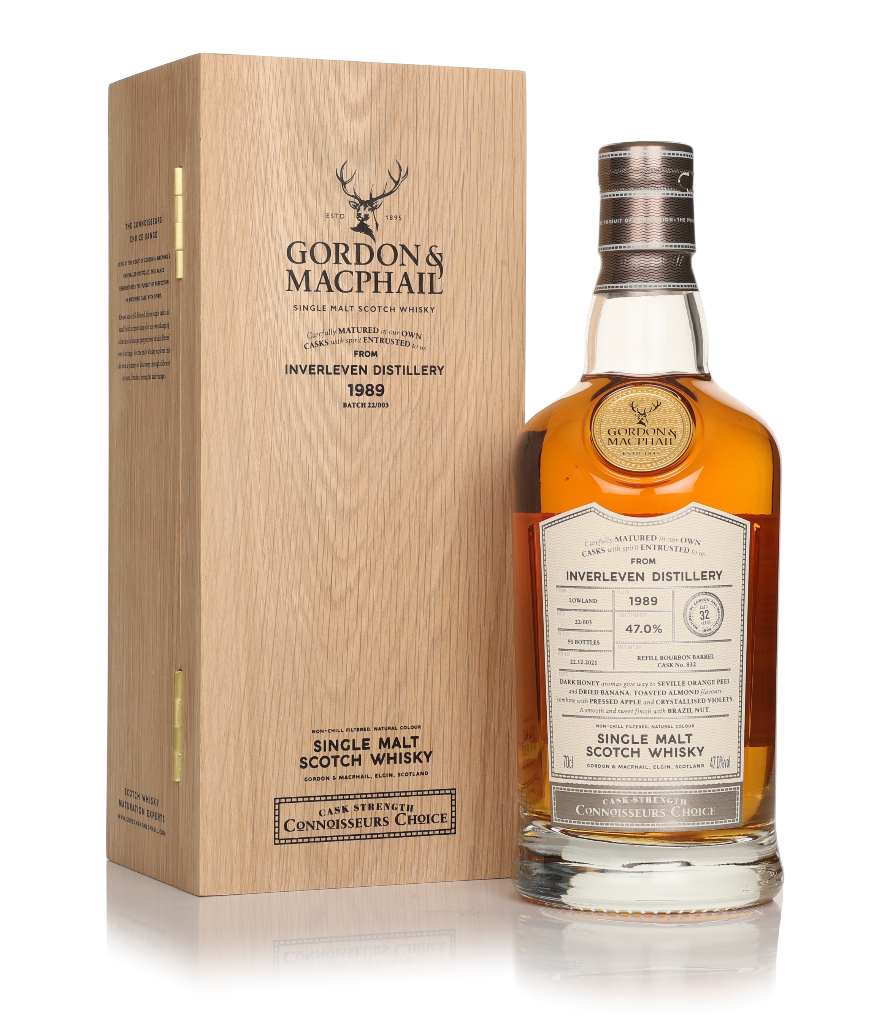 Inverleven 32 Year Old 1989 (cask 832) - Connoisseurs Choice (Gordon & MacPhail) 70cl product image