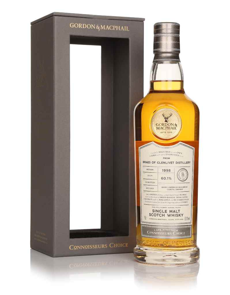 Braes of Glenlivet 25 Year Old 1998 (cask 18604801) - Connoisseurs Choice (Gordon & MacPhail) 70cl product image