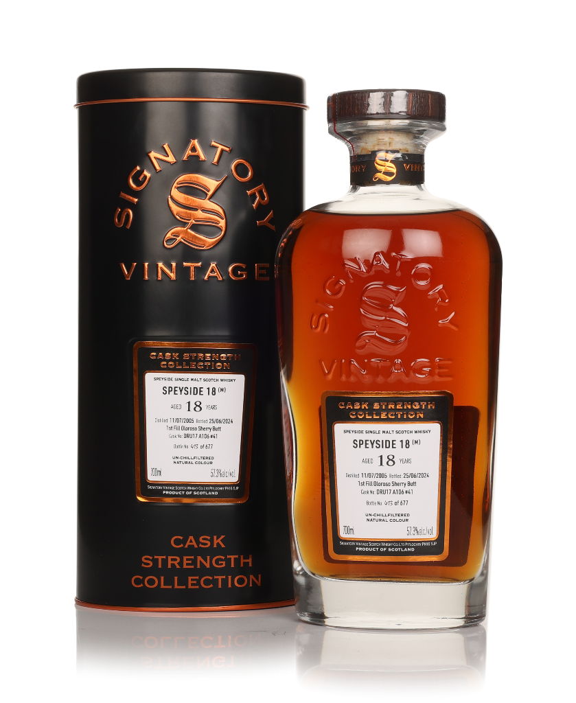 Secret Speyside 18 Year Old 2005 (cask DRU17 A106 #41) - Cask Strength Collection (Signatory) 70cl product image