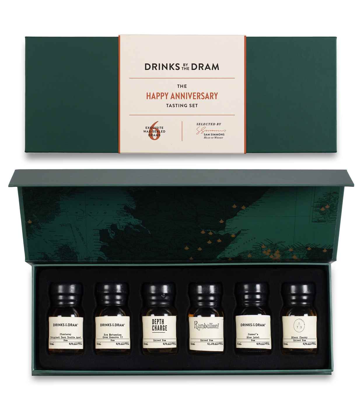 Happy Anniversary Rum Tasting Set (Green) 18cl product image