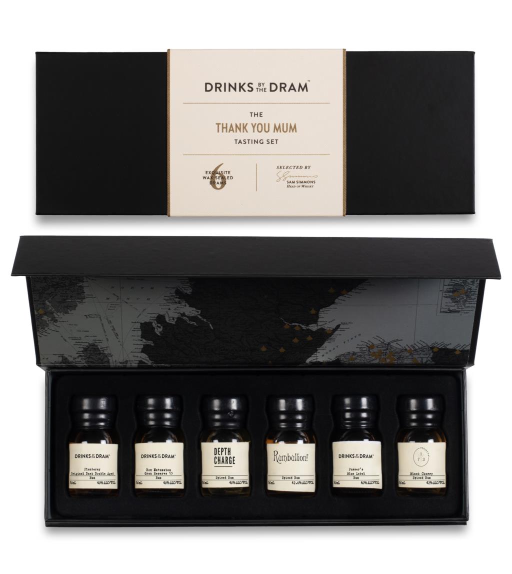 Thank You Mum Rum Tasting Set (Black) 18cl product image
