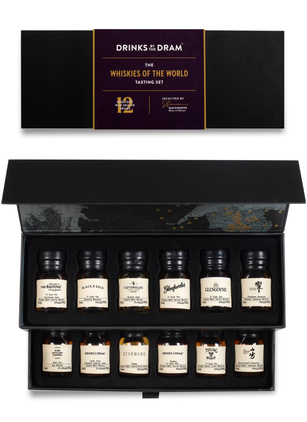 The Whiskies of the World 12 Dram Tasting Set 36cl product image