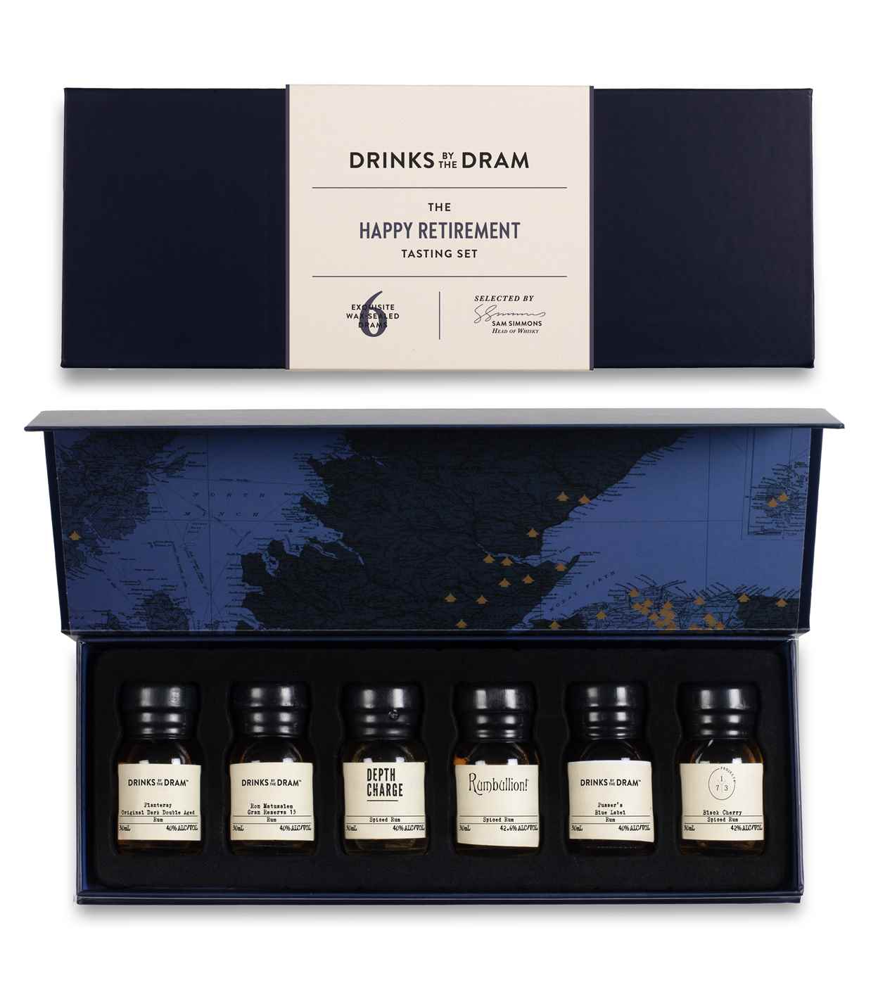 Retirement Rum Tasting Set (Blue) 18cl product image