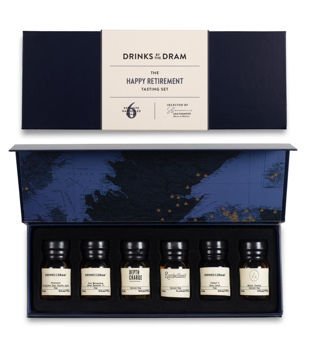 Retirement Rum Tasting Set (Blue) 18cl product image