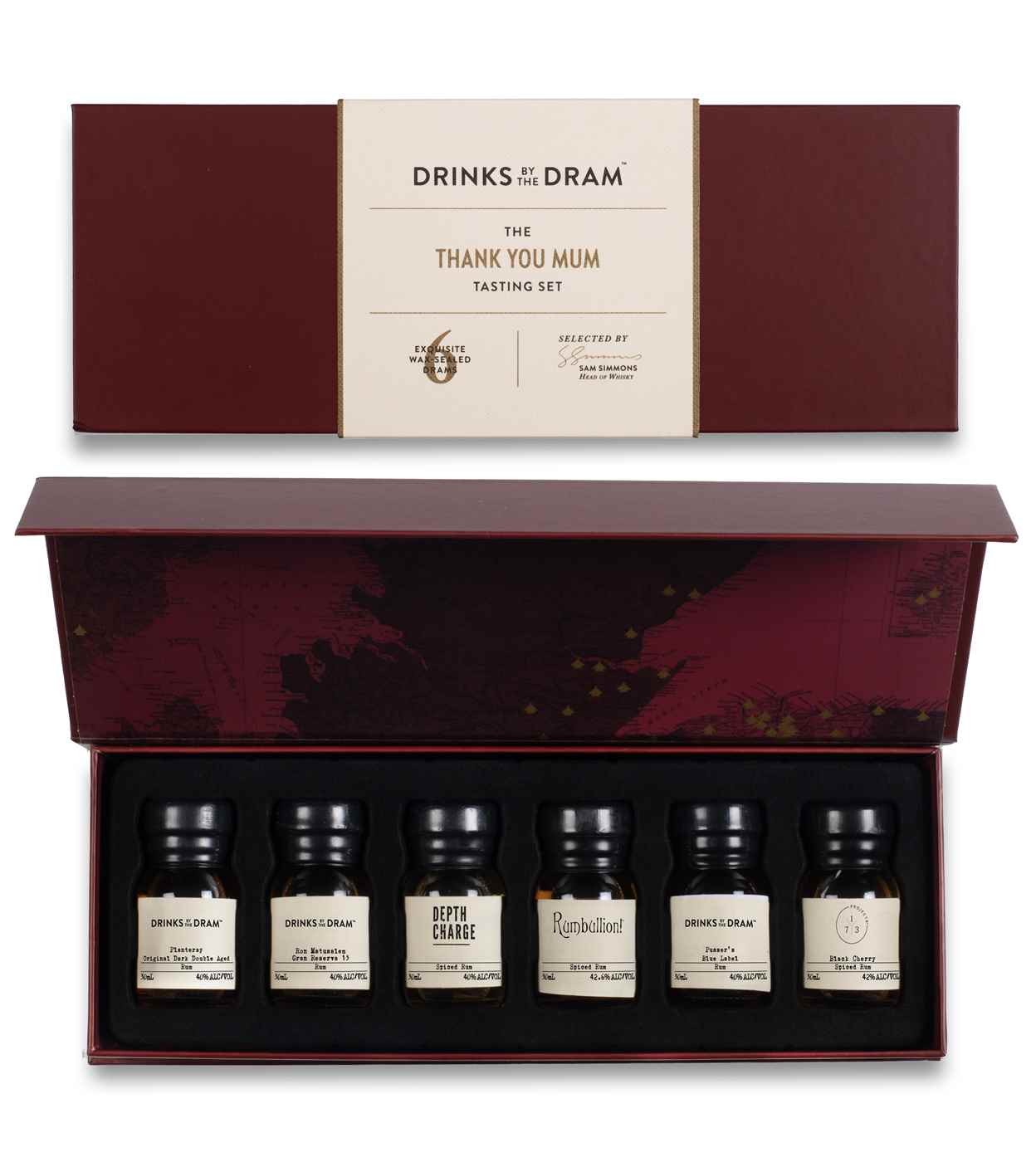 Thank You Mum Rum Tasting Set (Red) 18cl product image
