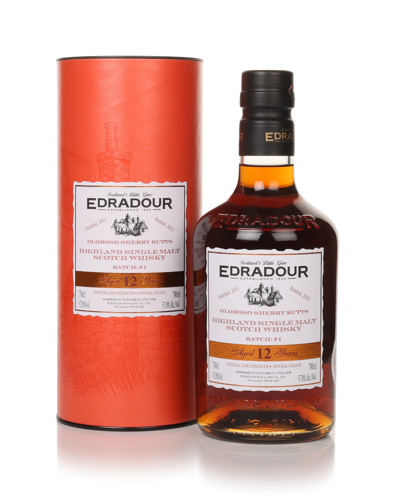 Edradour 12 Year Old 2012 Sherry Cask Strength Batch #5 Batch #1 product image
