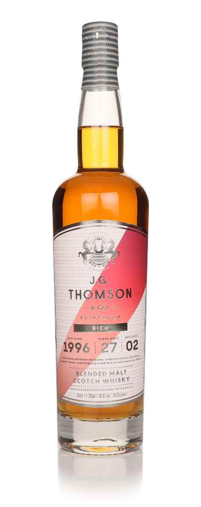 J.G. Thomson 27 Year Old 1996 Rich Blended Malt 70cl product image