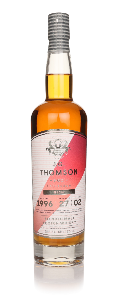 J.G. Thomson 27 Year Old 1996 Rich Blended Malt 70cl product image