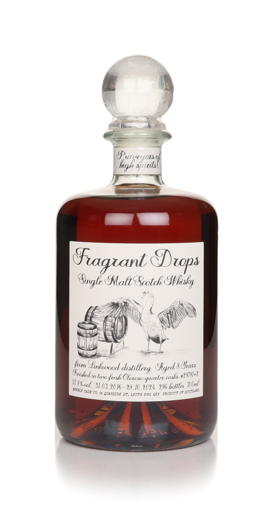 Linkwood 8 Year Old Oloroso Finish (cask 29791/2) - Fragrant Drops (Keeble Cask Company) 70cl product image