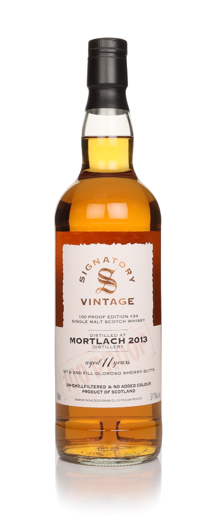 Mortlach 11 Year Old 2013 - 100 Proof Edition #34 (Signatory) 70cl product image