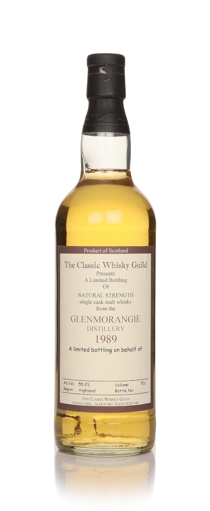 Glenmorangie 1989 Cask Strength - The Classic Whisky Guild 70cl product image