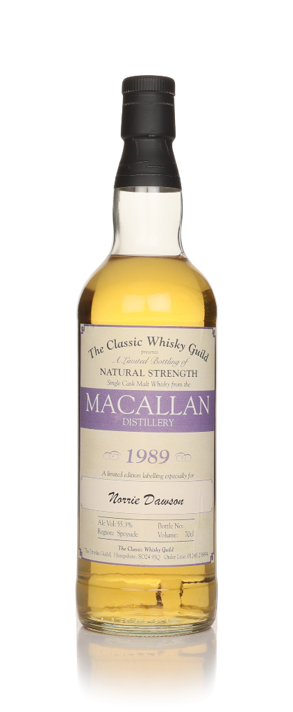 Macallan 1989 Cask Strength - The Classic Whisky Guild 70cl product image