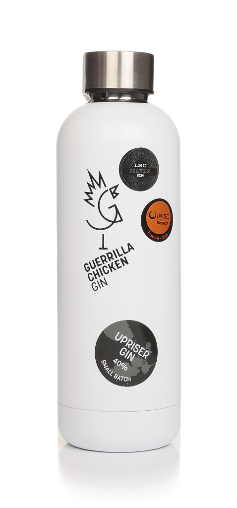 Guerrilla Chicken Upriser Gin (White Flask) 50cl product image