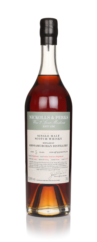 Ardnamurchan 5 Year Old 2019 (cask 2080) - Nickolls & Perks 70cl product image