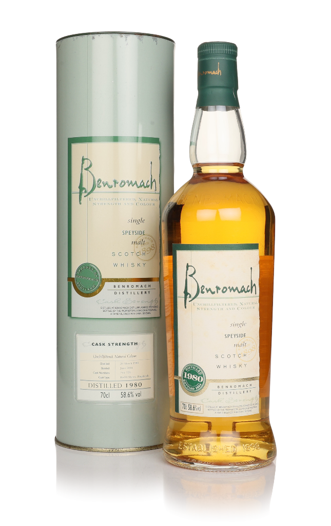 Benromach 24 Year Old 1980 (bottled 2004) Cask Strength 70cl product image