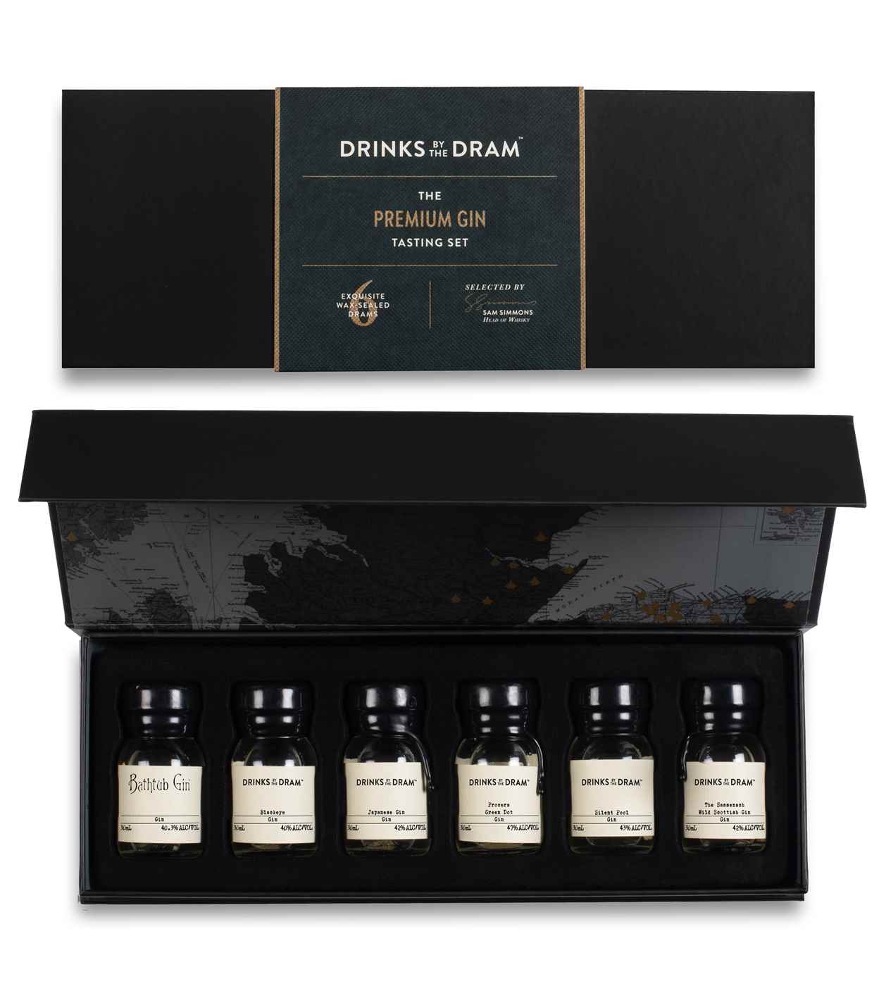 The Premium Gin 6 Dram Tasting Set 18cl product image