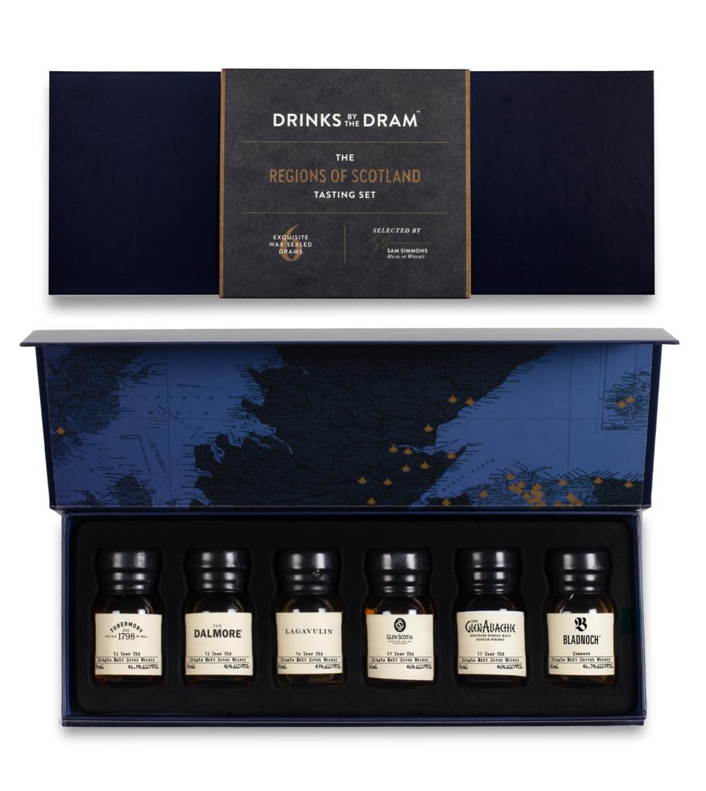 The Regions of Scotland 6 Dram Whisky Tasting Set 18cl product image
