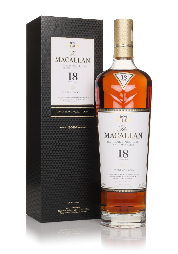 The Macallan 18 Year Old Sherry Oak (2024 Release) 70cl product image