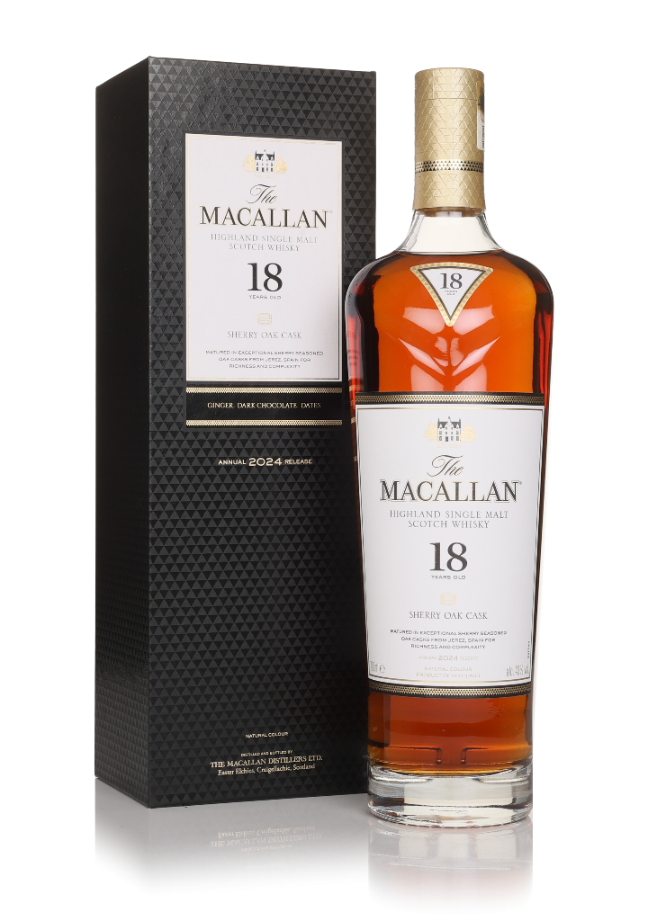 The Macallan 18 Year Old Sherry Oak (2024 Release) 70cl product image