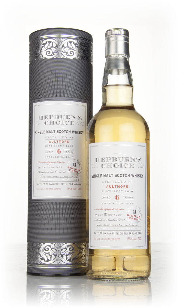 Aultmore 6 Year Old 2010 - Hepburn's Choice (Langside) 70cl product image