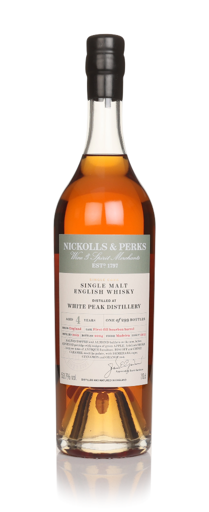 White Peak 4 Year Old 2019 (cask 23033) - Nickolls & Perks 70cl product image