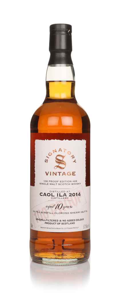 Caol Ila 10 Year Old 2014 - 100 Proof Edition #28 (Signatory) 70cl product image
