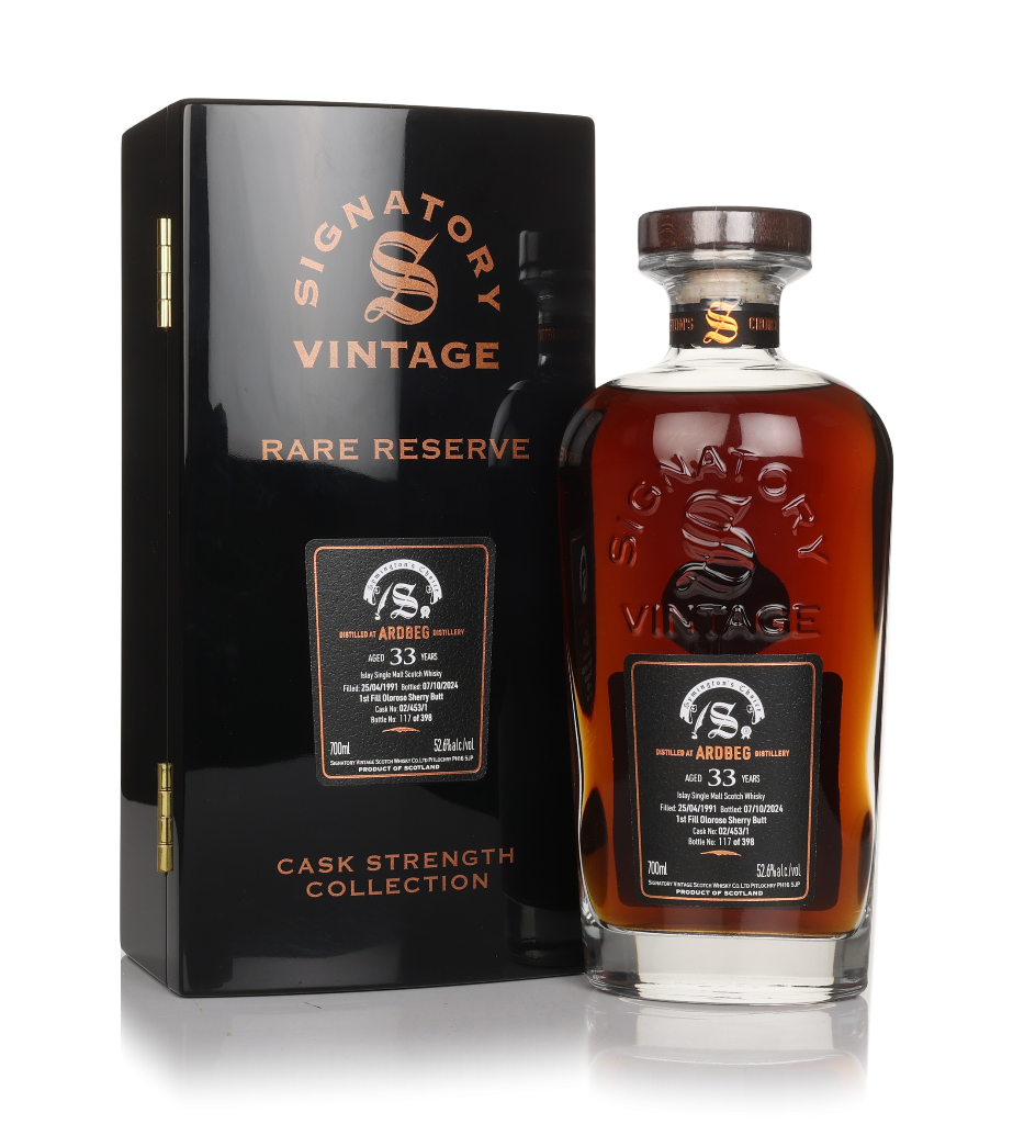 Ardbeg 33 Year Old 1991 (cask 02/453/1) - Cask Strength Collection Rare Reserve (Signatory) 70cl product image