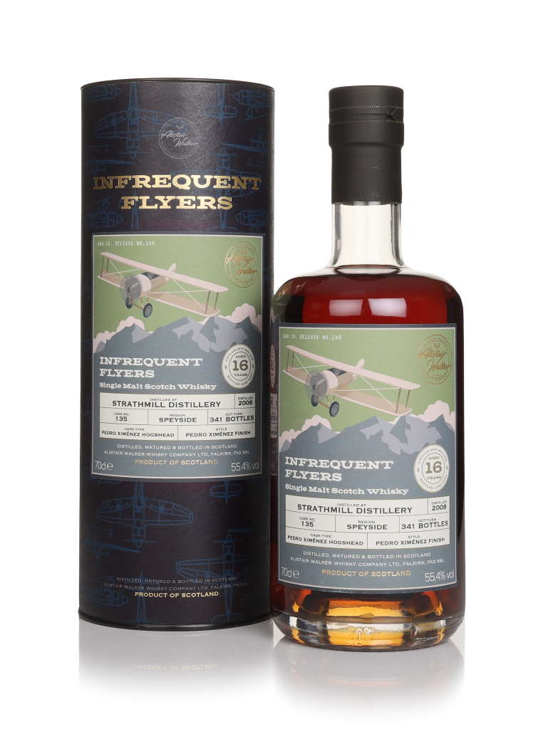 Strathmill 16 Year Old 2008 (cask 135) - Infrequent Flyers (Alistair Walker) 70cl product image