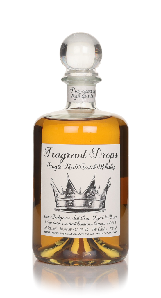 Inchgower 14 Year Old 2010 Fresh Sauternes Barrique Finish (cask 900216) - Fragrant Drops (Keeble Cask Company) 70cl product image