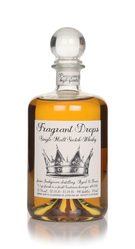 Inchgower 14 Year Old 2010 Fresh Sauternes Barrique Finish (cask 900216) - Fragrant Drops (Keeble Cask Company) 70cl product image
