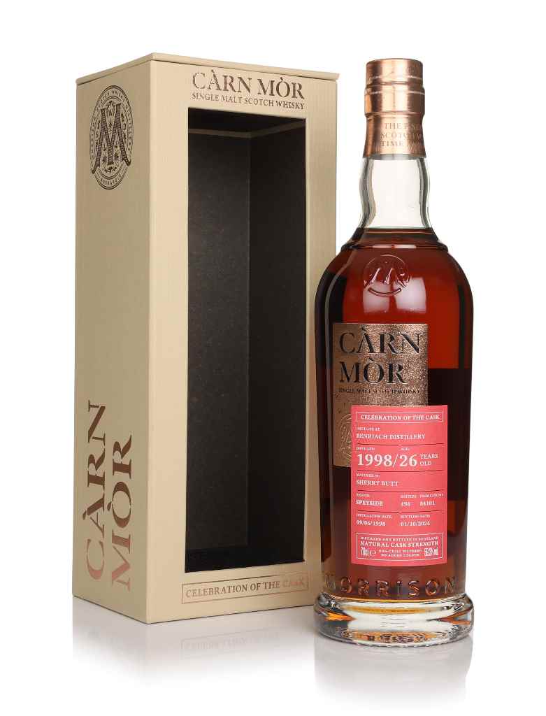 Benriach 26 Year Old 1998 (cask 84101) - Celebration of the Cask (Càrn Mòr) 70cl product image