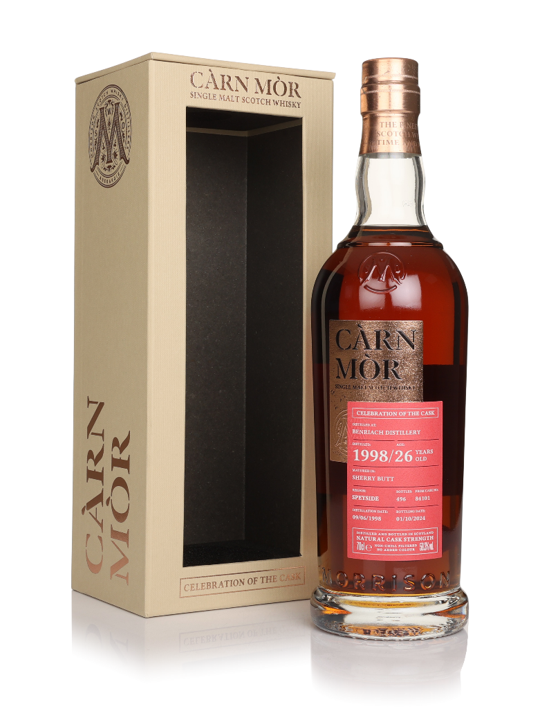 Benriach 26 Year Old 1998 (cask 84101) - Celebration of the Cask (Càrn Mòr) 70cl product image