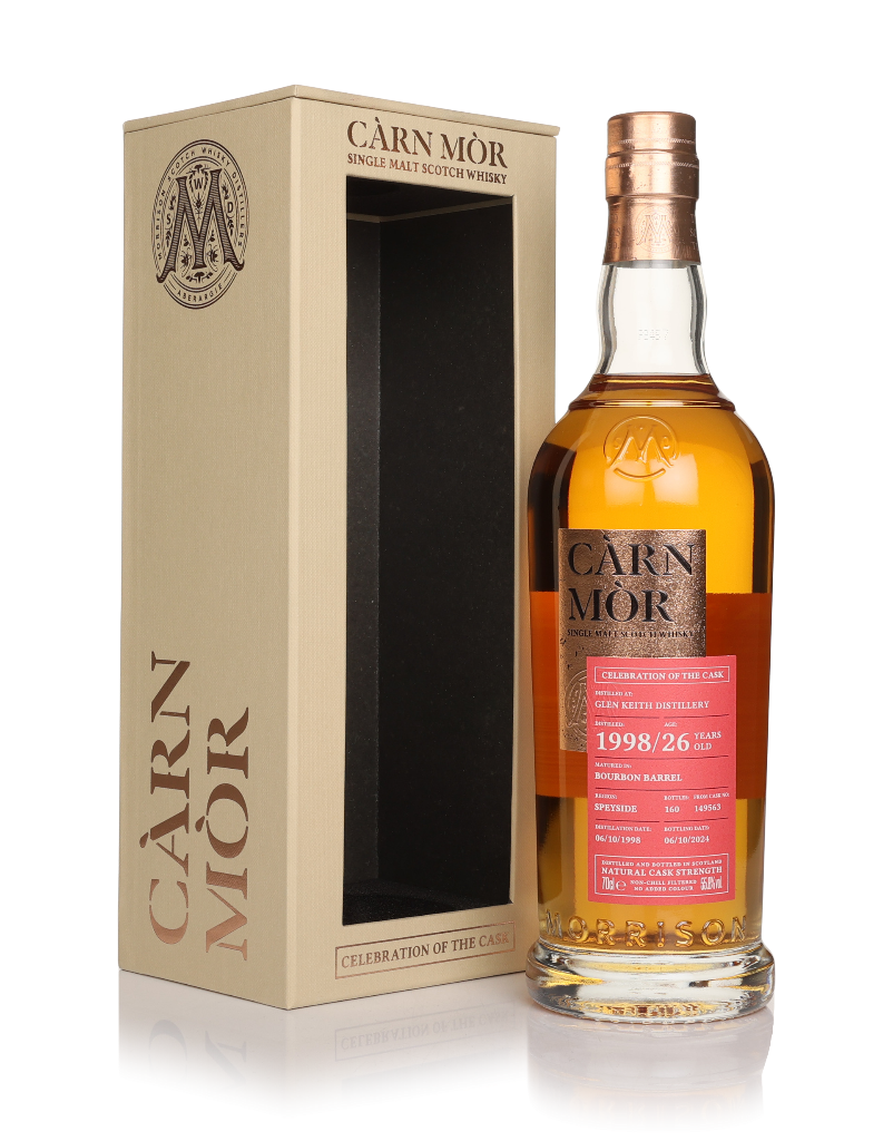 Glen Keith 26 Year Old 1998 (cask 149563) - Celebration of the Cask (Càrn Mòr) 70cl product image